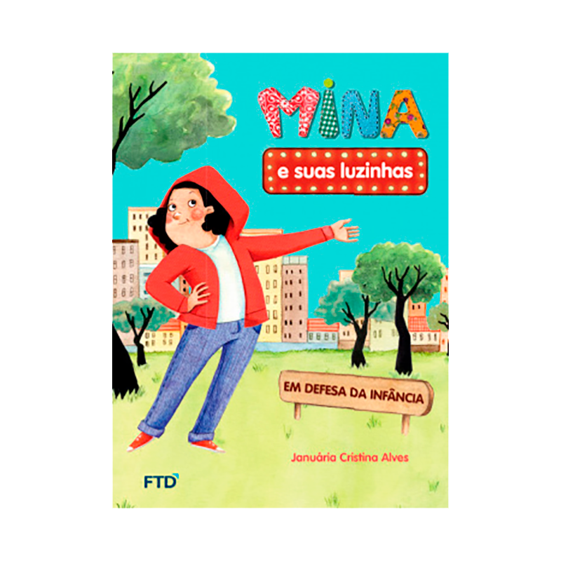 Capa de Livro: "Mina e suas luzinhas" (2018)